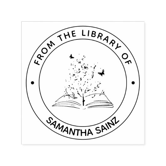 Library of Book Stamp Girl Book Loverから セルフインキングスタンプ (デザイン)