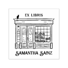 Library of Book Stamp Girl Book Loverから セルフインキングスタンプ