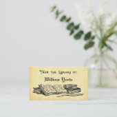 Library of Books and Quill蔵書票より 名刺 (スタンド正面)