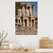 Library Of Ephesus Ruins ポスター (キッチン)