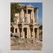Library Of Ephesus Ruins ポスター (正面)