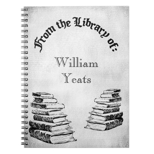 Library of the ヴィンテージ・ブックス・ノートグランジから ノートブック (正面)