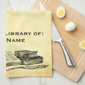 Library of the Library of Library of カスタム Towels キッチンタオル (四つ折り)