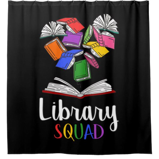 Library Squad I シャワーカーテン (正面)