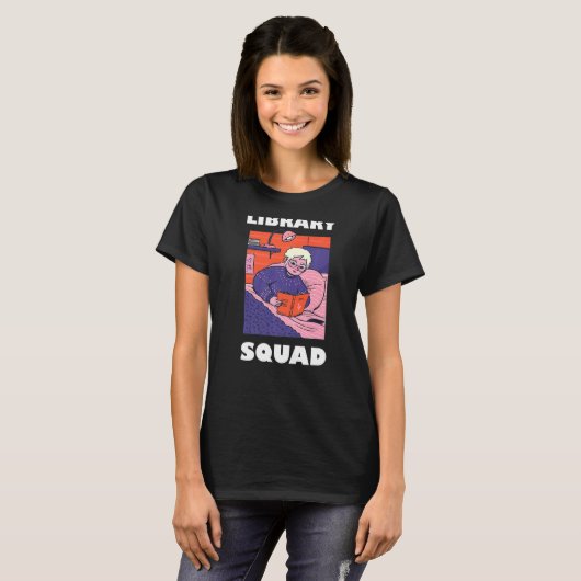 Library Squad Premium 1 Tシャツ (正面フル)