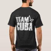 LIBREラベルグラフィックTEEチーム・キューバブラックTシャツ Tシャツ (裏面)