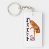 Librela Keychainに対してNOと答える キーホルダー (正面)