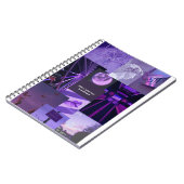 Libreta aesthetic collage lila ノートブック (左側)