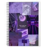 Libreta aesthetic collage lila ノートブック (正面)