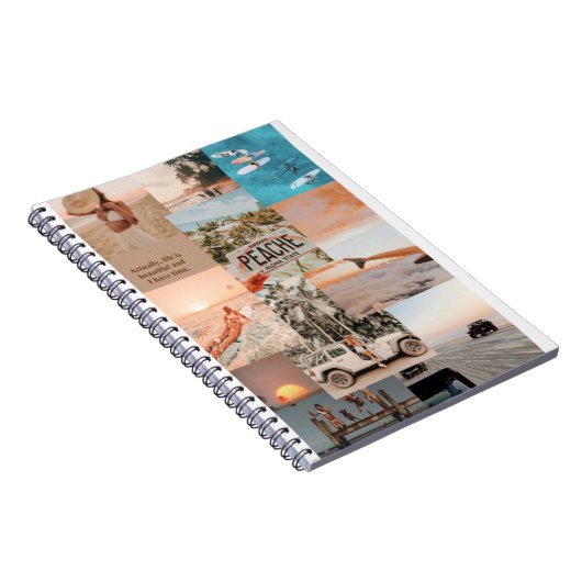 Libreta aesthetic summer vibes collage ノートブック (右側)