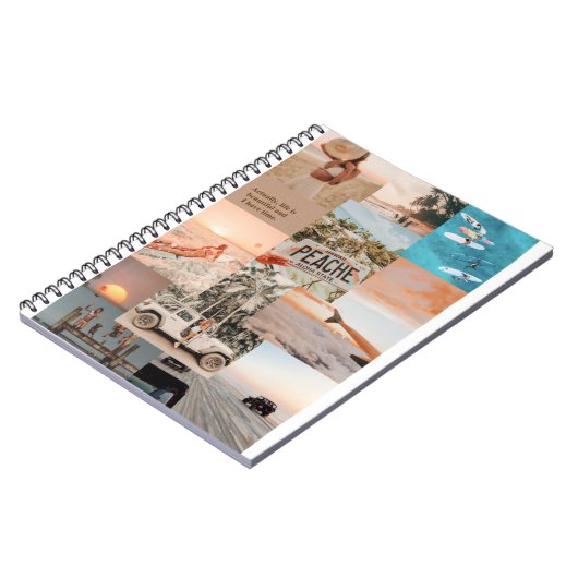 Libreta aesthetic summer vibes collage ノートブック (左側)