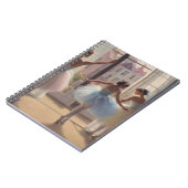 Libreta Bailarinas frente a la ventana ノートブック (左側)