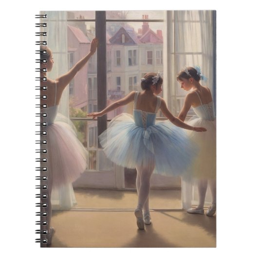Libreta Bailarinas frente a la ventana ノートブック (正面)