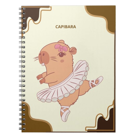 "Libreta Capibara – Diseño Adorable y Único" ノートブック (正面)
