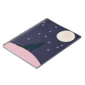libreta con diseño lobo ノートブック (左側)