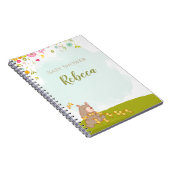 Libreta con espiral Baby Shower Bear and duckies ノートブック (右側)