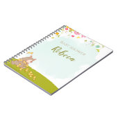 Libreta con espiral Baby Shower Bear and duckies ノートブック (左側)