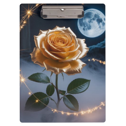 “Libreta con espiral elegante | Notebook aesthetic クリップボード (正面)