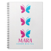 Libreta con Espiral “Mara” – Diseño Digital Modern ノートブック (正面)