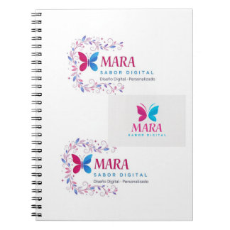 Libreta con espiral y diseño moderno ノートブック
