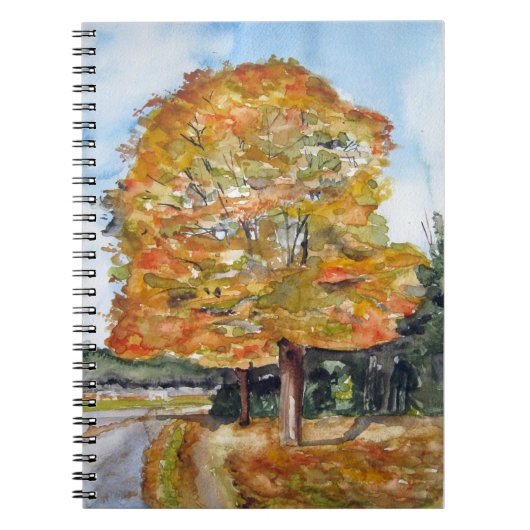 Libreta con Flledparken en acuarela ノートブック (正面)