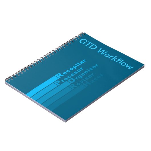 Libreta con flujo de trabajo GTD ノートブック (左側)