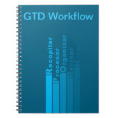 Libreta con flujo de trabajo GTD ノートブック (正面)