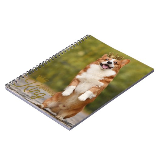 Libreta con imagen de Corgi ノートブック (左側)