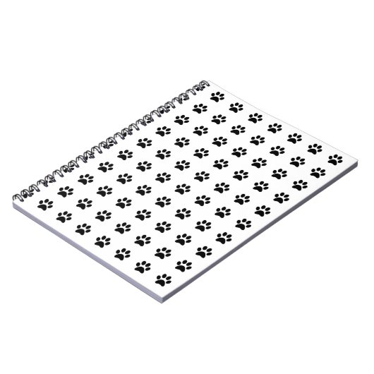 Libreta con patas de gato en espiral ノートブック (左側)