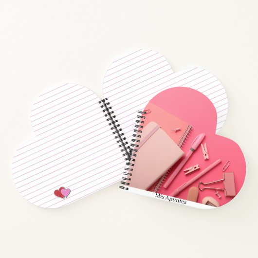 libreta de corazón  ノートブック (内部)