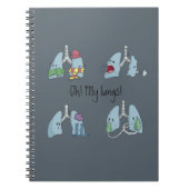 Libreta espiral: Oh! My Lungs! ノートブック (正面)