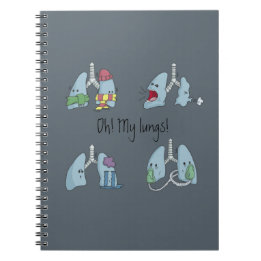 Libreta espiral: Oh! My Lungs! ノートブック
