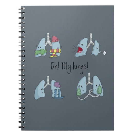 Libreta espiral: Oh! My Lungs! ノートブック (正面)