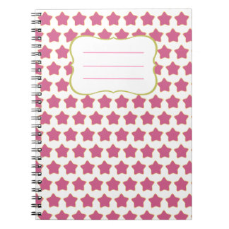 Libreta Estrellas Rosa ノートブック