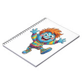 Libreta Inspiradora Niño Azul Feliz ノートブック (左側)