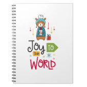 Libreta navideña Joy to the World ノートブック (正面)