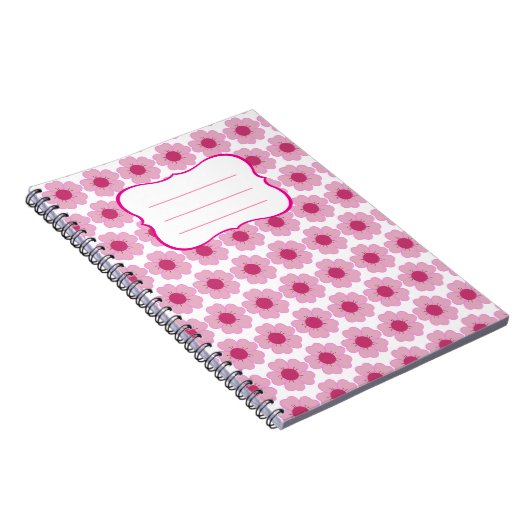 Libreta Pink Flor ノートブック (右側)