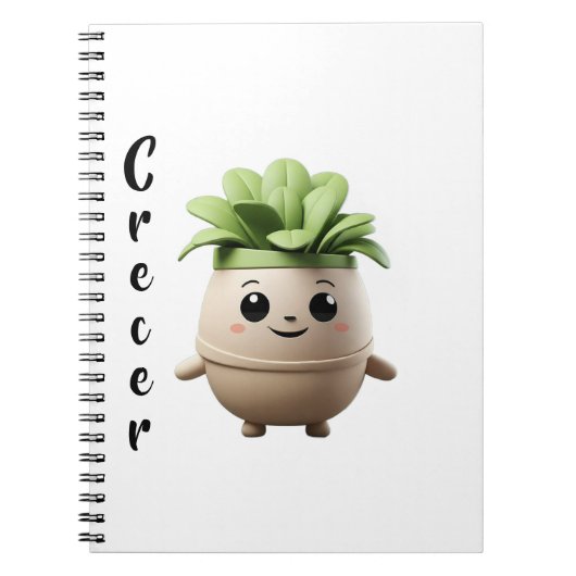 Libreta Pipo Crecer – Ideas que Florecen ノートブック (正面)