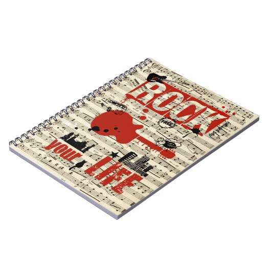 Libreta Rock your life 2 ノートブック (左側)