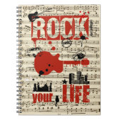 Libreta Rock your life 2 ノートブック (正面)
