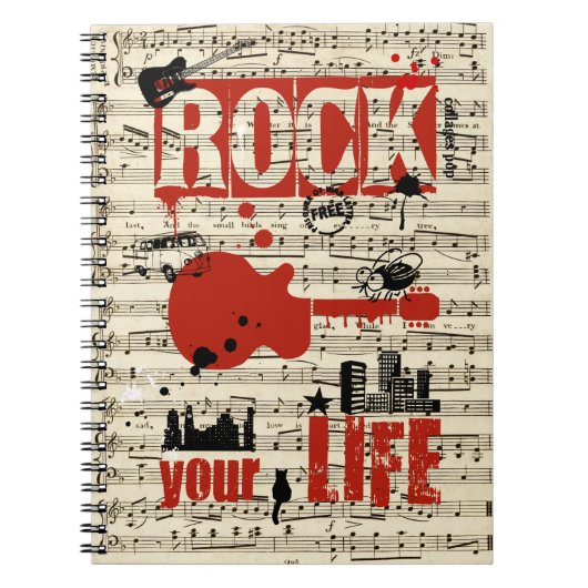 Libreta Rock your life 2 ノートブック (正面)