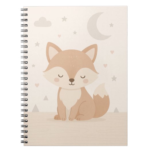 Libreta Zorrito Nórdico – Dulzura Natural ノートブック (正面)