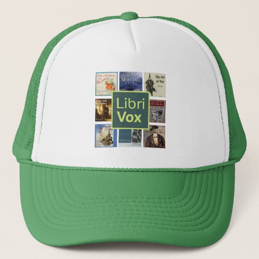 LibriVox トラッカーズハット キャップ (正面)