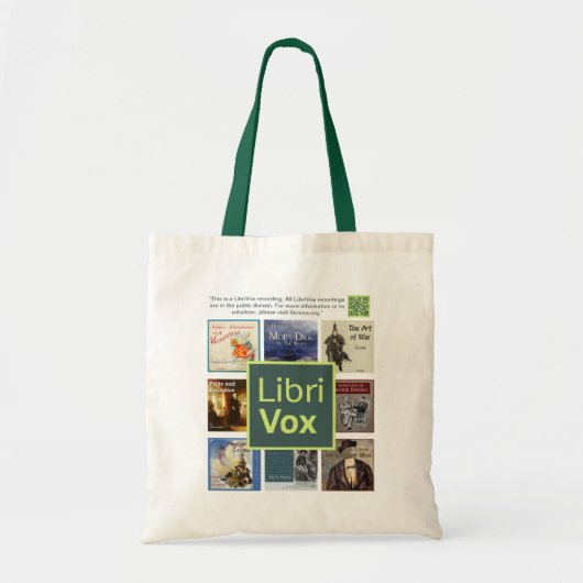 LibriVox トートバッグ (正面)