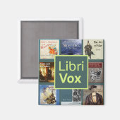 LibriVox 冷蔵庫マグネット マグネット (正面/裏面)