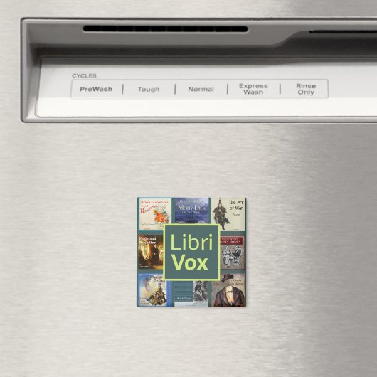 LibriVox Fridge Magnet マグネット (インサイチュ (食洗機))