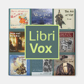 LibriVox Fridge Magnet マグネット (正面)