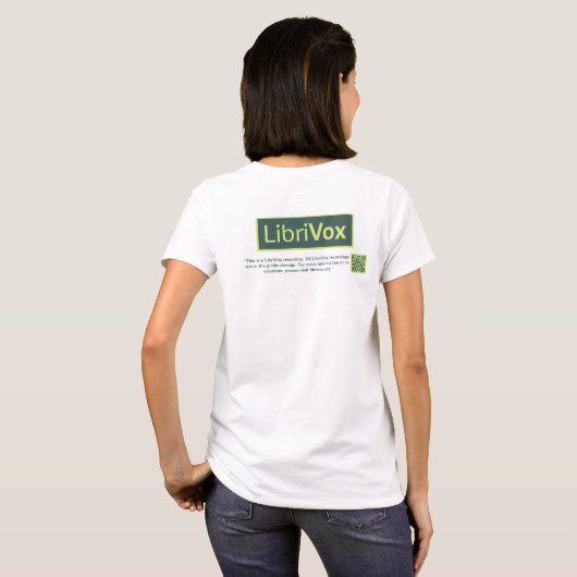LibriVox Shirt - Style 1 Tシャツ (裏面フル)