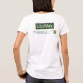 LibriVox Shirt - Style 1 Tシャツ (裏面)