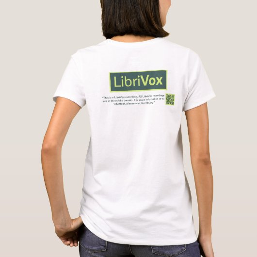 LibriVox Shirt - Style 1 Tシャツ (裏面)